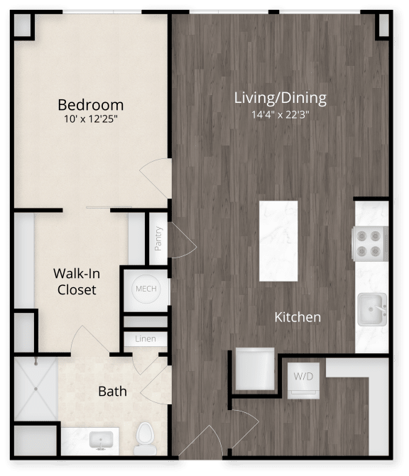 One Bedroom at Valo Apartments, Washington, DC