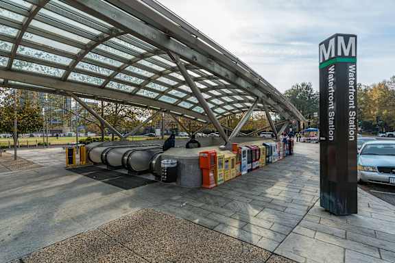 Waterfront Metro Station convenient to Valo Apartments in Southwest Waterfront, SW, Washington, DC 20024