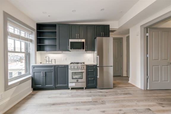 Studio 10 kitchen and living