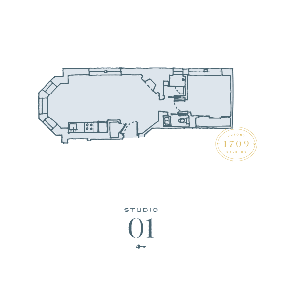 Studio 01 Floorplan