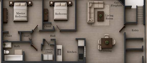 2 bed 2 bath at The Morgan Apartments, Utah, 84041