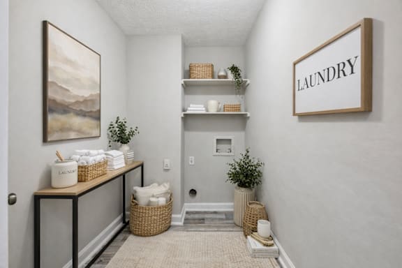 Laundry room at Linden Ridge Apartments, Stone Mountain, 30083