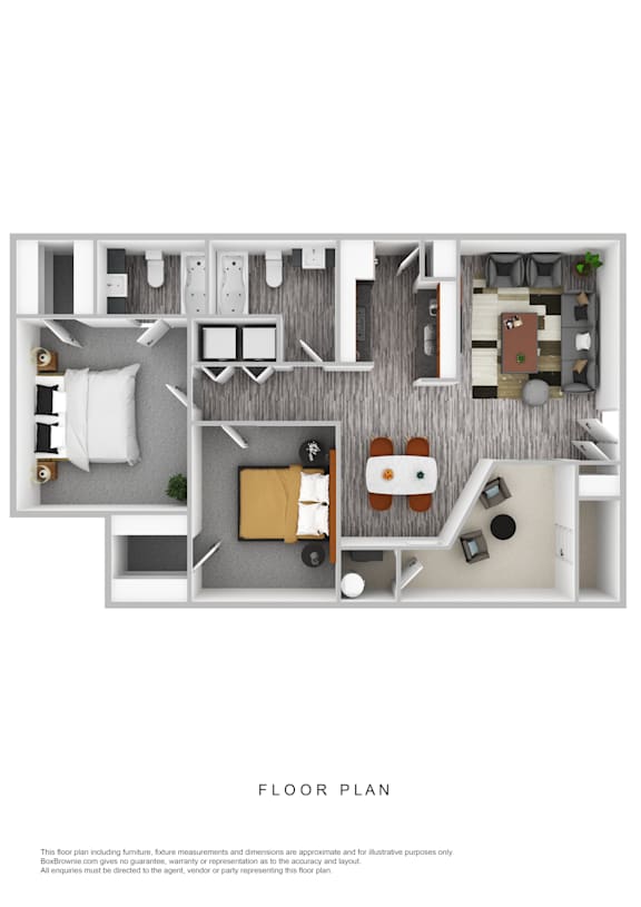 2 bed 2 bath at Haven Pointe Apartments, Utah