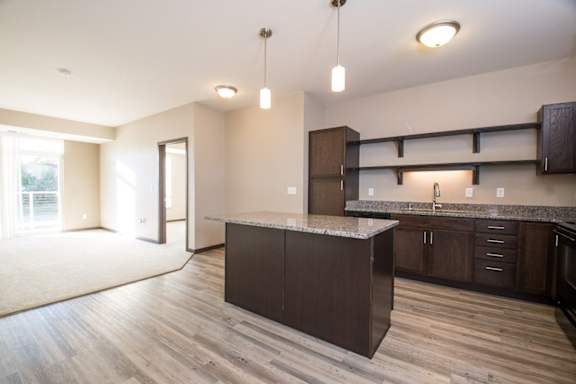 Kitchen Cabinets at The Cielo Apartments, Minnesota