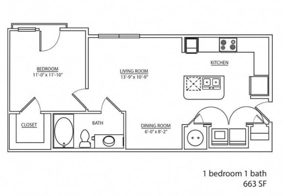 a floor plan of a small house with bedrooms and a living room and a bathroom