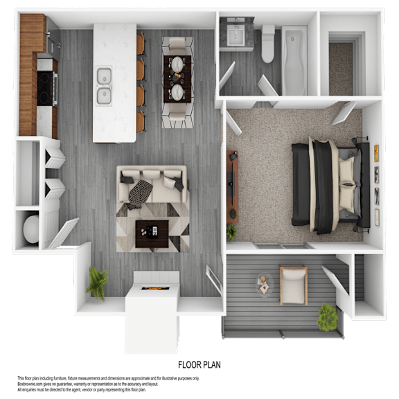 1 bed 1 bath at Parkland at Orange Park Apartments , Orange Park, Florida