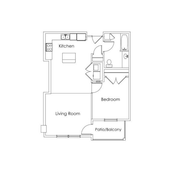 Floor Plan  A3 Floor Plan at Cypress Court, St Cloud