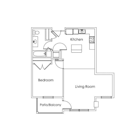 Floor Plan  A5 Floor Plan at Cypress Court, Minnesota, 56303