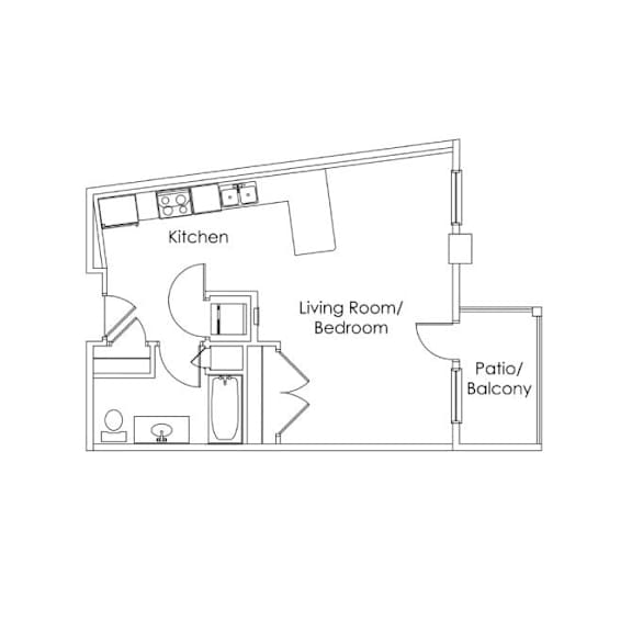 Floor Plan  S3 Floor Plan at Cypress Court, St Cloud, 56303