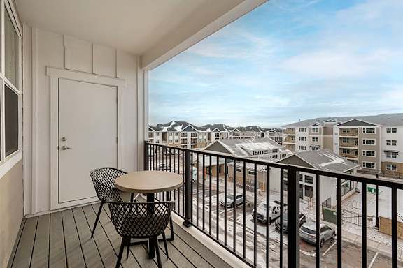 Apartment Patio at Momentum at First Creek, Denver