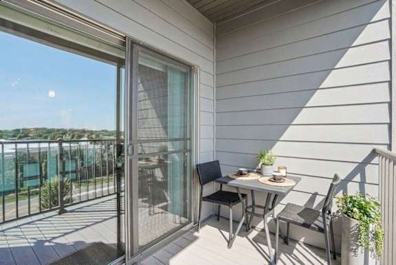Spacious Balcony at Cedar Green, Blaine, MN