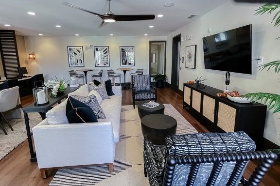 Business center sofa seating   at Two Addison Place Apartments , Georgia