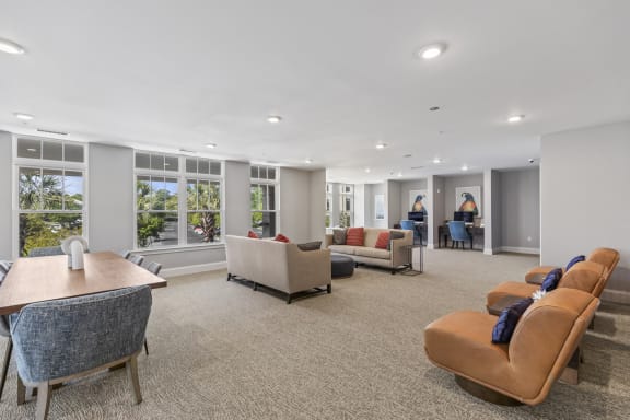 a large living room with couches and chairs and a table at Central Island Square, Daniel Island, SC