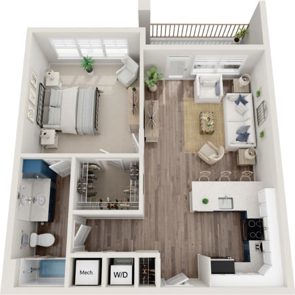 A1 Floor Plan at Bristol at New Riverside, Bluffton South Carolina