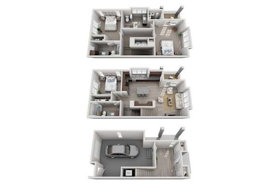 Floor Plan  White Oak Floorplan | 1,451 Sq. Ft. at Elevate at Brighton Park, South Carolina, 29486
