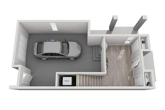 TH1 - White Oak 1 Floorplan at Elevate at Brighton Park, South Carolina