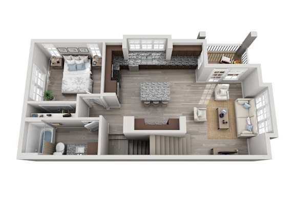 TH1 - White Oak 2 Floorplan at Elevate at Brighton Park, Summerville, South Carolina