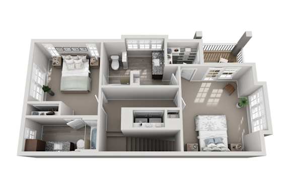 TH1 - White Oak 3 Floorplan at Elevate at Brighton Park, South Carolina, 29486