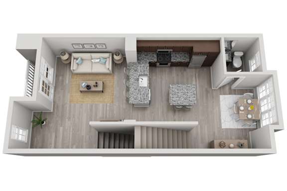 TH2 - Laurel Oak 2 Floorplan at Elevate at Brighton Park, Summerville