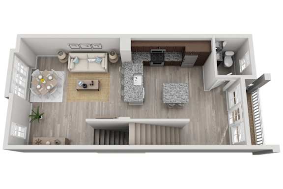TH3 - Willow Oak 2 Floorplan at Elevate at Brighton Park, South Carolina