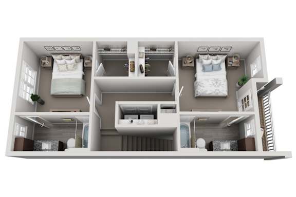 TH3 - Willow Oak 3 Floorplan at Elevate at Brighton Park, Summerville, South Carolina