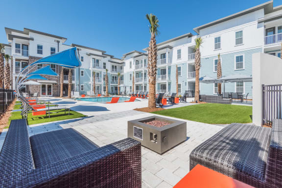 Outdoor Lounge at The Six, Mt Pleasant, 29466