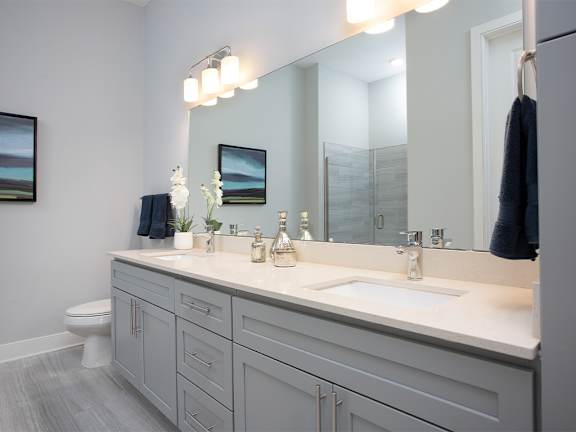 Master Bathroom at The Apartments at St. Marys, North Carolina