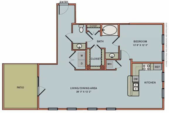 3-A2 Floorplan at The Can Plant Residences at Pearl