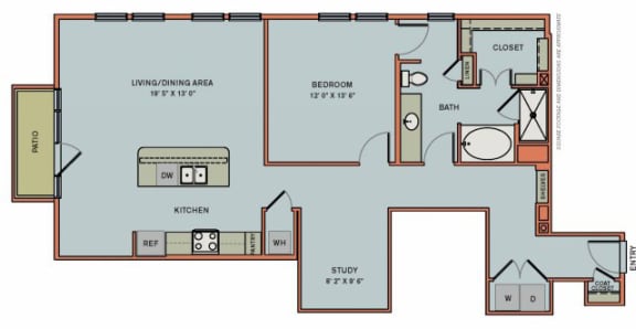 3-AS2 Floorplan at The Can Plant Residences at Pearl