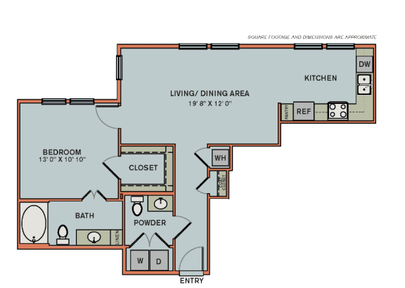 3-A1.2 Floor Plan 3-A1.2 Floor Plan at The Can Plant Residences at Pearl, San Antonio, Texas