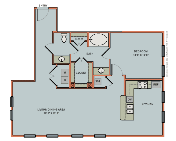 3-A2.1 Floor Plan at The Can Plant Residences at Pearl, San Antonio, 78215