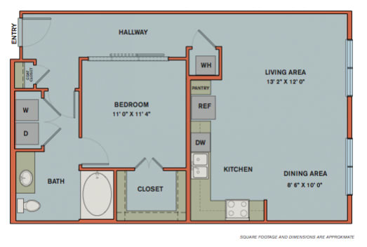 A9 Floorplan at The Can Plant Residences at Pearl