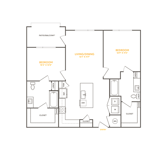 B1 ANSI Citron Floorplan