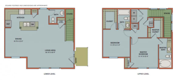 E-B1 Floorplan at The Can Plant Residences at Pearl
