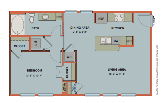 E-A2.2 Floor Plan at The Can Plant Residences at Pearl, Texas, 78215