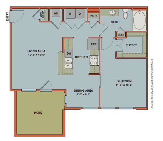 E-A4.1 Floor Plan E-A4.1 Floor Plan at The Can Plant Residences at Pearl, San Antonio