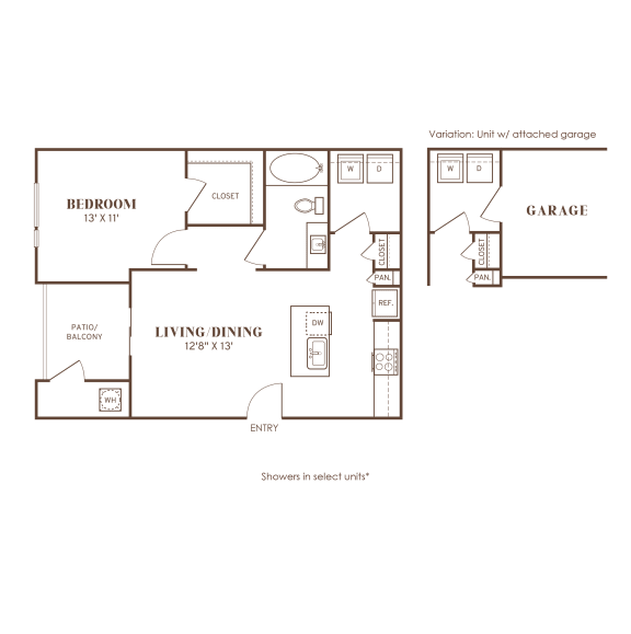 this is a floor plan of a bedroom apartment
