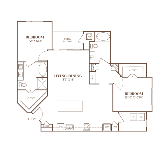 the plan of the floor plan of our apartment