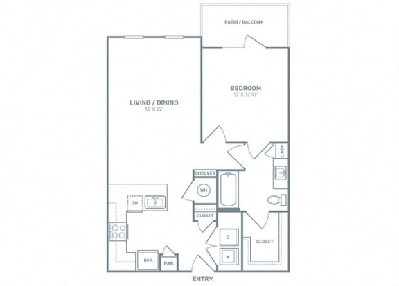 A1 Floor Plan at Retreat at Ironhorse, Tennessee