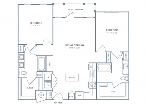 B1 Floor Plan at Retreat at Ironhorse, Franklin, TN