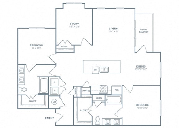 B3 Floor Plan B3 Floor Plan at Retreat at Ironhorse, Tennessee, 37069
