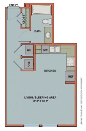 S2 Floorplan at The Can Plant Residences at Pearl