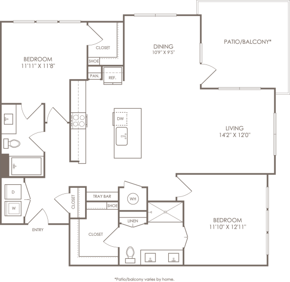 a blueprint of a floor plan of a house  schematic drawing