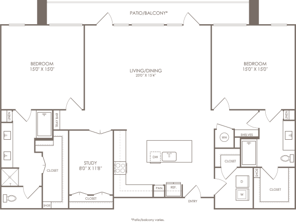 a green diagram of a floor plan of a building