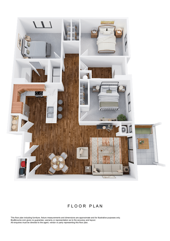 Floor Plan  Three Bedroom