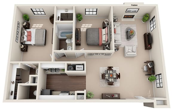 a floor plan of the acadia