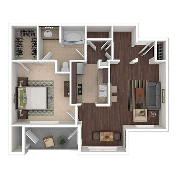 A2 Floor Plan at The Ranch at Fossil Creek, Haltom City, TX