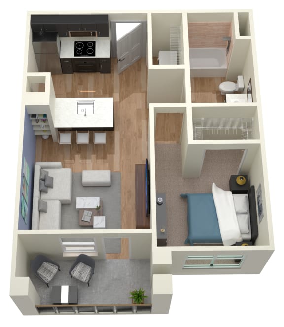 A2 Floor Plan at AMARA, San Antonio, Texas