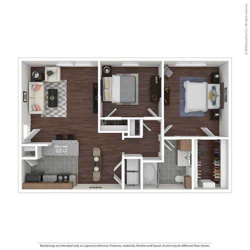 2 bed 2 bath Renovated at Rosemary Apartments, Conroe