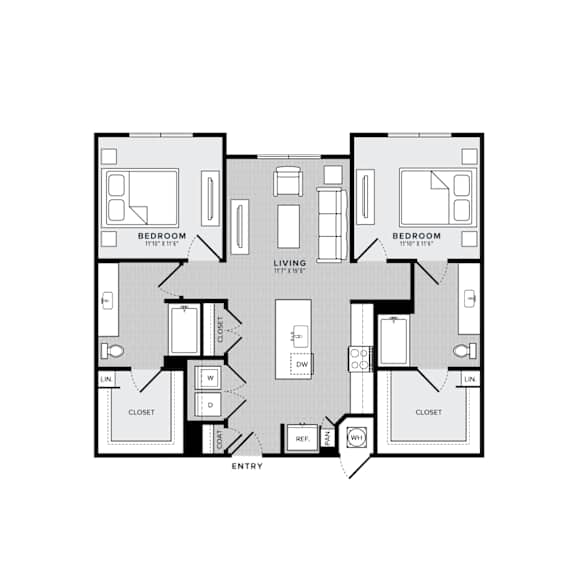 Floor Plan  B1 Floorplan at Cobalt, Saginaw, TX